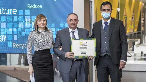 Premio Legambiente a Gas Stabilizer di Zero3 Cesena