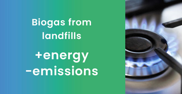 Biogas from landfills